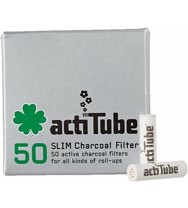 ACTITUBE Slim Filtro al carbone attivo Extra Slim 50 pezzi