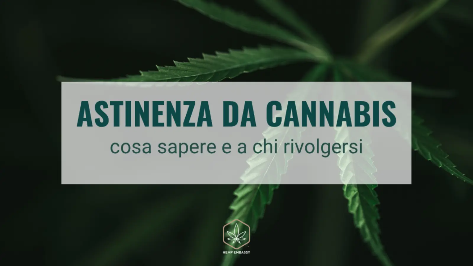 Astinenza da cannabis