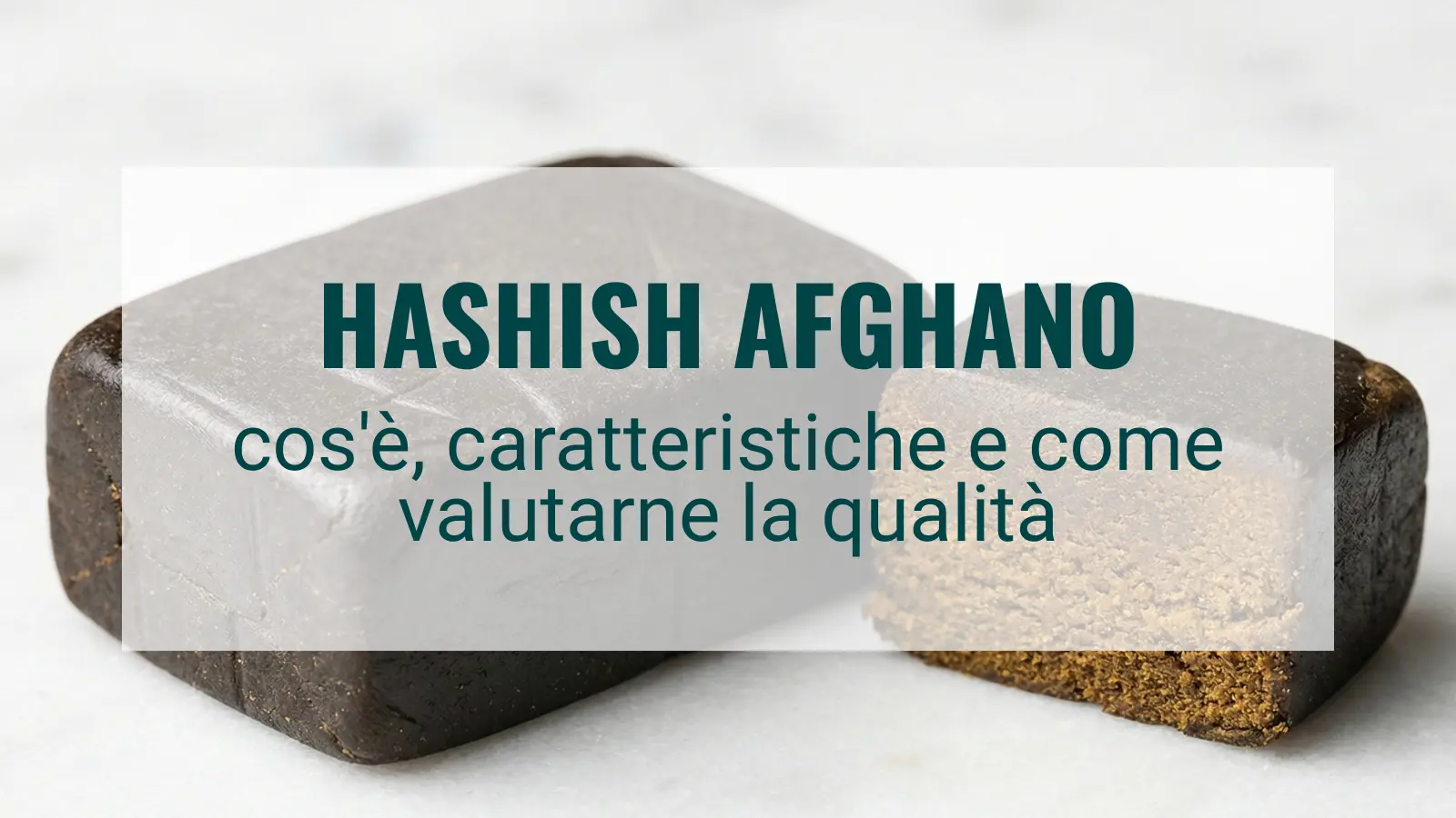 Hashish afghano