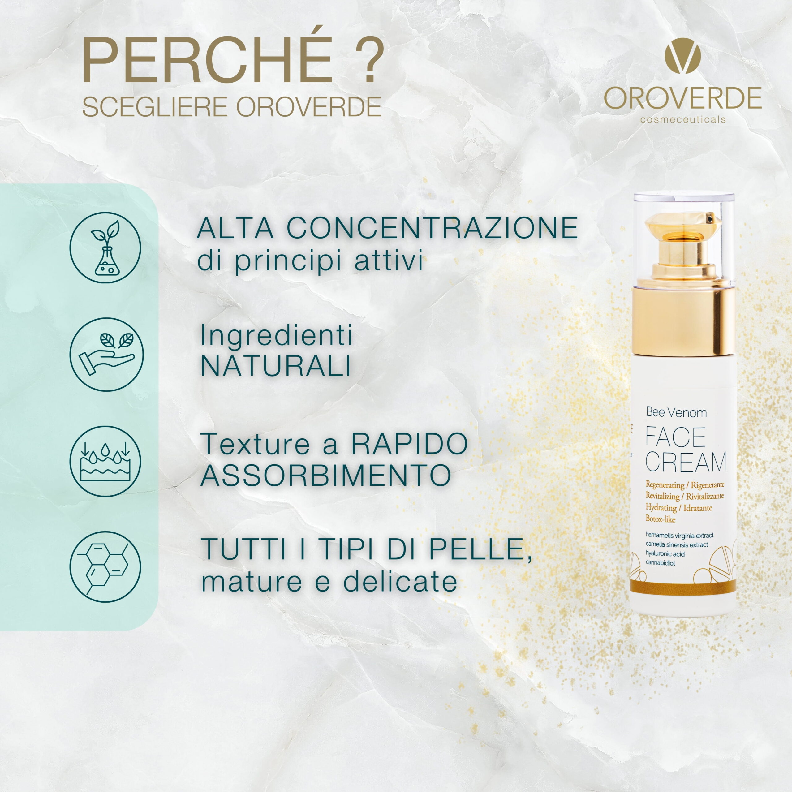 Face Cream bee venom CBD - 50 ml - immagine 4