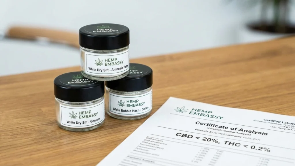 analisi laboratorio cannabis light