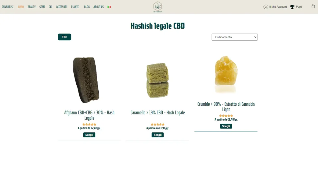 Hashish dry significato