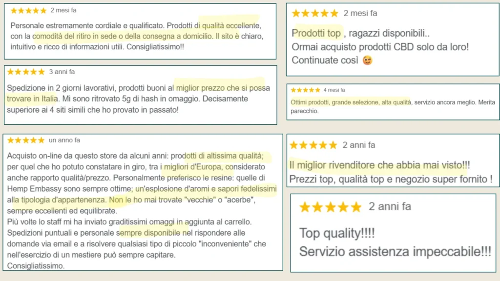 Comprare CBD online